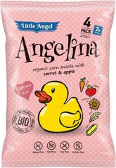 Maischips Angelina Karotte und Apfel ab 7 Monate glutenfrei BIO 4x15g LITTLE ANGEL
